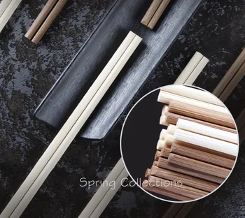 100 шт./лот Высококачественные одноразовые китайские бамбуковые палочки для еды L24cm в индивидуальной бумажной упаковке