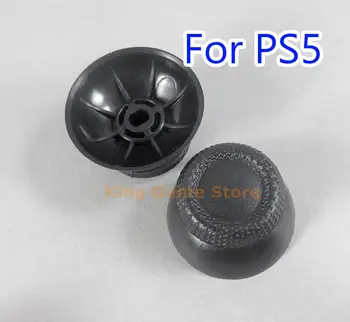 120 шт./лот Черный 3D Аналоговый Джойстик thumb Stick grip Cap для Sony PlayStation PS5 Геймпад Контроллер Thumbsticks Запчасти Для PS5