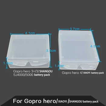 2 шт., совместимые с GoPro Hero 3 3+ 4 5 6 7 8 для Xiaomi Yi Пластиковый чехол для аккумулятора, крышка ящика для хранения, аксессуары для камеры