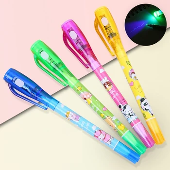20шт Детская ручка Невидимые ручки для письма для студентов Многофункциональная шариковая ручка УФ-флуоресцентные фломастеры
