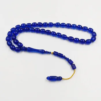 39 шариков Синяя смола Тасбих, Кувейт, Мисбаха, молитвенные мужские аксессуары, украшения Abrab, подарок на Ид для исламских браслетов