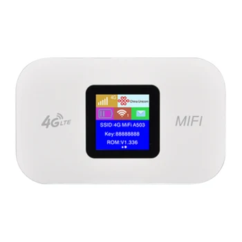 4G Lte Мобильный WiFi роутер 150 Мбит/с с батареей 3000 мАч Светодиодный Цветной Экран MIFI Роутер со Слотом для SIM-карты (Европейская версия)