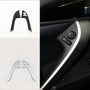 ABS для Mitsubishi Eclipse Cross 2017 2018 аксессуары поручень передней двери автомобиля Кнопка включения рамка панель отделка крышки стайлинга автомобилей