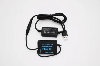 DMW-BLD10 Фиктивный Аккумулятор DMW-DCC9 Мобильный Банк питания 5V USB Конвертер для Lumix DMC-GX1 DMC GF2 G3 G3K G3R G3T G3W G3EGK GF2CR