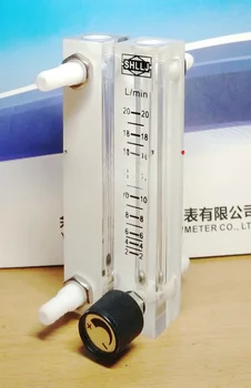 LZQ-7 регулируемый панельный газовый расходомер с малым ротором, расходомер с воздушным ротором 2-20 л/мин