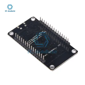 NodeMCU V3 ESP8266 ESP-12E WIFI Плата Разработки CH340G Blackboard Квадратный Интерфейс Micro USB для Arduino RC Smart Car