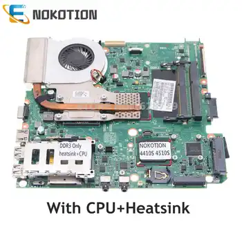 NOKOTION 583078-001 для HP Probook 4410s 4510s 4710s Материнская плата ноутбука DDR3 с процессором + вентилятор радиатора
