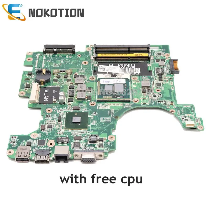 NOKOTION CN-0YWY70 0YWY70 Материнская плата для ноутбука Dell Inspiron 1764 материнская плата 17 дюймов DAUM3BMB6E0 HM55 DDR3 Бесплатный процессор . ' - ' . 0
