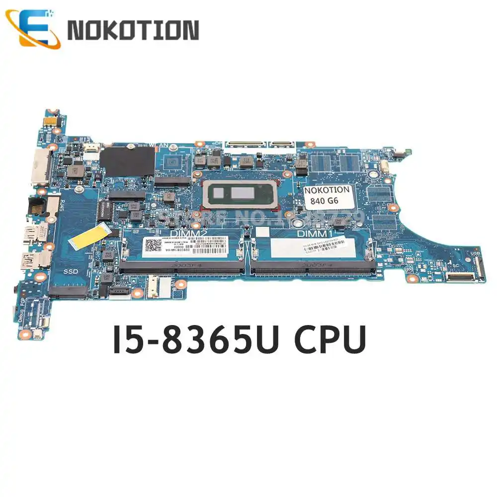 NOKOTION L62759-601 L62759-001 6050A3022501-MB-A01 Для Материнской платы ноутбука HP EliteBook 840 G6 с SRF9Z I5-8365U DDR4 . ' - ' . 0