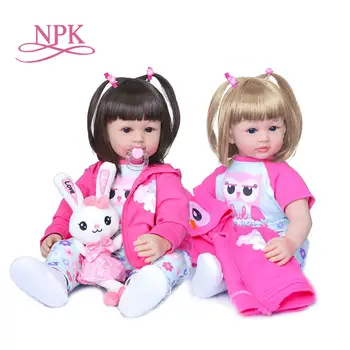 NPK 60 см кукольные игрушки bebe reborn для малышей силиконовые виниловые куклы для новорожденных для детей подарок adoras princess doll