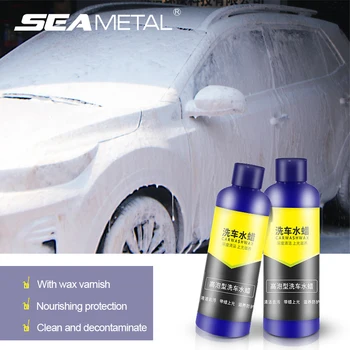 SEAMETAL 100 мл Высокопенистый жидкий воск для мытья автомобилей глубокой очистки Водный воск для ухода за детализацией автомобиля Средства для чистки автомобилей