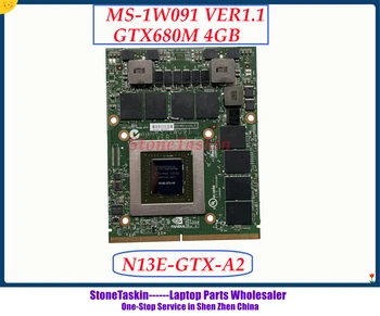 StoneTaskin GTX680M Для MSI Gaming GT60 MS-16F3 16F4 GT70 MS-1762 1763 Обновление графической платы видеокарты MS-1W091 GDDR5 4GB