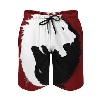 The Wolf And The Lion Новые мужские шорты для плавания, быстросохнущие пляжные купальные костюмы, модные шорты для волейбола, Song Of Ice And Fire Wolf Lion