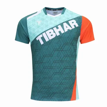 Tibhar 2023 Мужская Женская футболка для настольного тенниса, рубашки с коротким рукавом, одежда, спортивная одежда, топ, футболка для пинг-понга