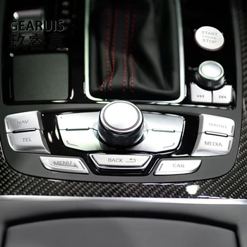 Автомобильный Стайлинг Для Audi RS6 RS7 S6 S7 C7 2012-2018 A6 A7 Кнопки Включения Запуска И Остановки Двигателя Ремонтная Крышка Аксессуары Для Интерьера Авто