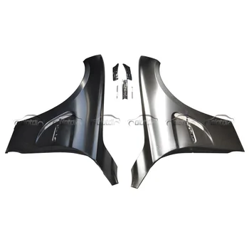 Для BMW F30 320i M3 Style 2012-2019 боковые крылья вентиляционные отверстия окрашены в черный цвет для стайлинга автомобилей