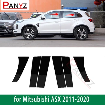 Для Mitsubishi ASX 2011-2020 Новое поступление 6 шт. Полированные стойки стойки подходят для отделки окна Наклейка на колонну BC