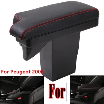 Для Peugeot 2008 Коробка для подлокотника Запчасти для дооснащения автомобиля Специальный Центральный ящик для хранения подлокотников автомобильные аксессуары Специальный интерьер 2012-2019