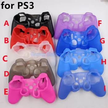 Для контроллера PS3, геймпада, силиконового резинового кожаного чехла, защитного чехла для Playstation 3, сменных аксессуаров для джойстика