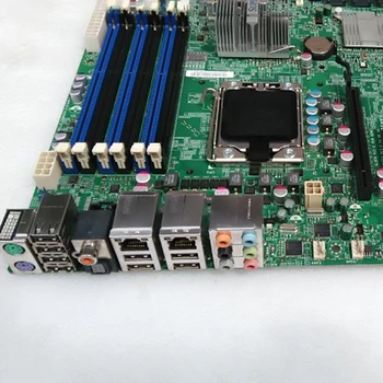 Для материнской платы Supermicro 1366-pin X58 Односторонняя Материнская Плата Рабочей Станции Промышленный Компьютер Двойной PCI-X X8SAX