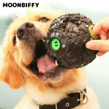 Интерактивные игрушки для жевания, устойчивые к укусам, черные собаки, Силиконовый шарик для маленьких собак, Чистящие зубы, Жевательные принадлежности для измельчения зубов