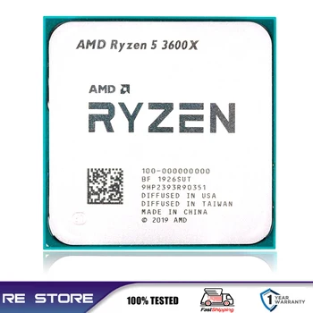 Используемая материнская плата AMD Ryzen 5 3600X R5 3600X 3,8 ГГц С шестиядерным двенадцатипоточным процессором 7 Нм 95 Вт L3 = 32 М Сокет LGA AM4 B550M B550