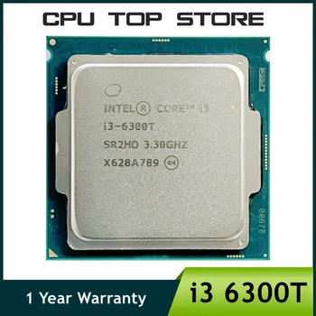 Используемый Intel Core i3-6300T i3 6300T 3,3 ГГц Двухъядерный Четырехпоточный процессор 4M 35W LGA 1151