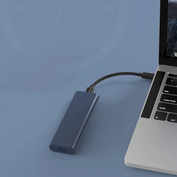 Корпус твердотельного накопителя M.2 Внешний жесткий диск USB3.1 SSD-накопитель По протоколу NVME /SATA Объемом до 2 ТБ Портативные устройства хранения данных Из алюминиевого сплава