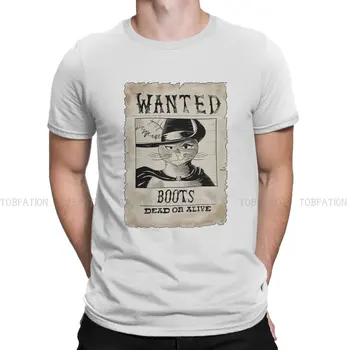 Кот в сапоге：Футболки из полиэстера The Last Wish Хотели персонализировать футболку Homme Funny Clothing 6XL