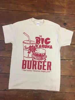 Летняя новая модная футболка Big Kahuna Burger, унисекс, футболка 