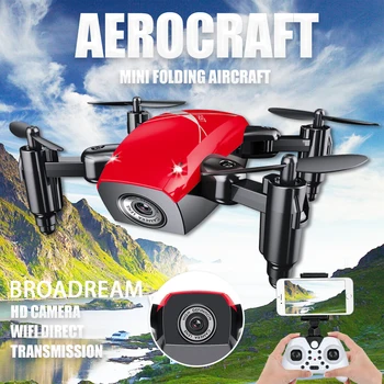 Мини Радиоуправляемый Дрон, Складной Карманный Дрон С HD-камерой, удерживающий высоту, Wi-Fi электрическая модель самолета, игрушки для детей на открытом воздухе, Радиоуправляемый самолет