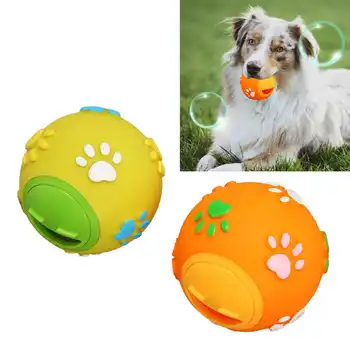 Мяч для лакомства для собак Съемная интерактивная игрушка для раздачи здоровой пищи для собак для зоотоваров Мяч для собак Игрушка для домашних животных
