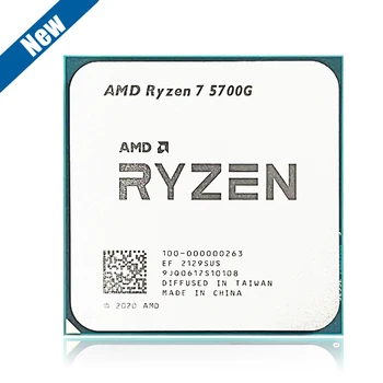 НОВАЯ Материнская плата Ryzen 7 R7 5700G 3,8 ГГц с Восьмиядерным 16-потоковым процессором мощностью 65 Вт L3 = 16M Socket LGA AM4 B550M B550