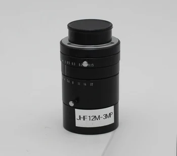 Промышленный объектив Spacecom JHF-12M-3MP 12mm F1.8 с разрешением 3 мегапикселя, объектив машинного зрения в хорошем состоянии, протестирован нормально