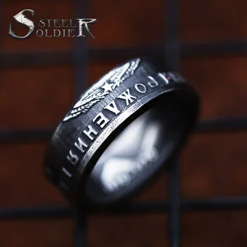 Простое кольцо в стиле стального солдата для женщин и мужчин, популярные креативные украшения в стиле ретро