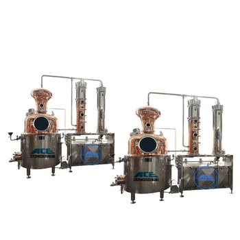 Ректификационный Дистиллятор Ace Small Distillery с Ректификационной колонной 100 200 500 л для перегонки Джина
