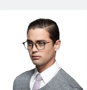 Роскошная брендовая мужская персонализированная оправа для очков по рецепту d2078 женские модные компьютерные очки