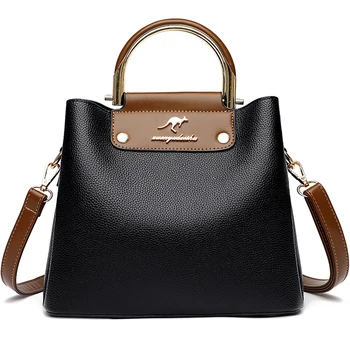Роскошная женская дизайнерская брендовая сумка через плечо, модная высококачественная сумка из искусственной кожи, Новые многофункциональные сумки большой емкости