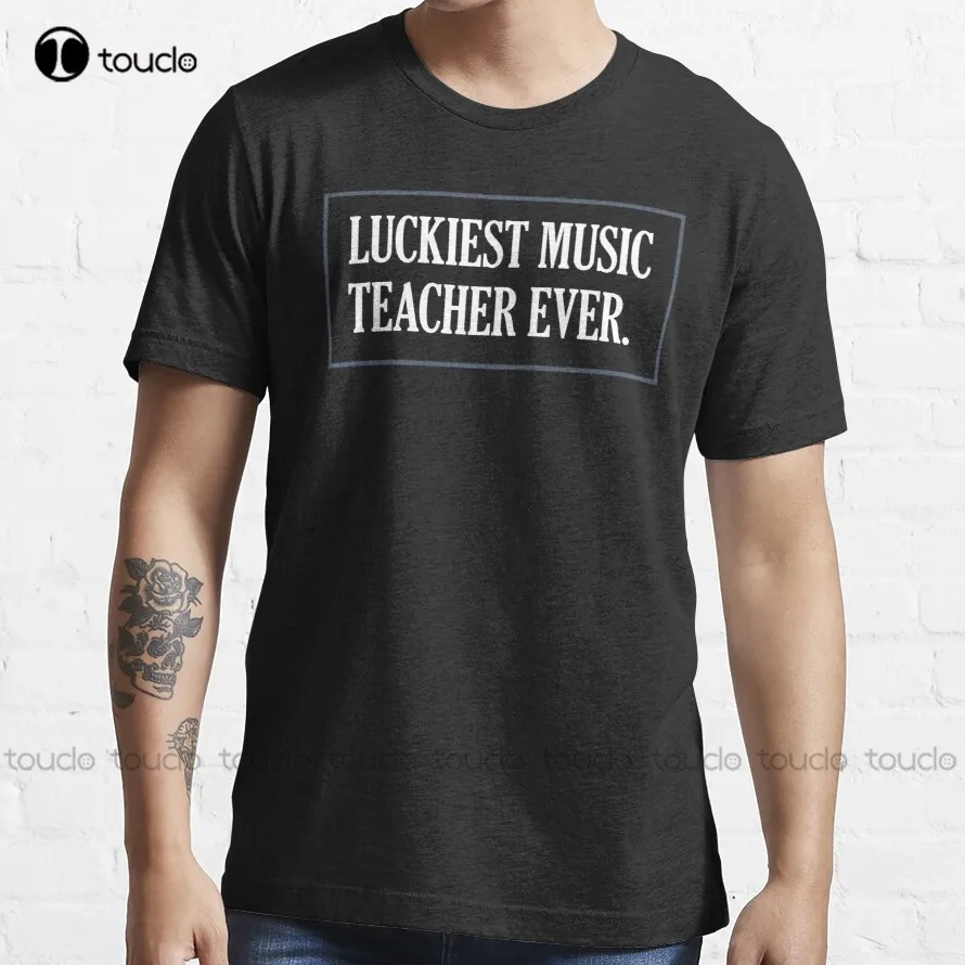 Самый удачливый учитель музыки в истории, футболки для колледжа, Футболки на заказ, футболки унисекс, Цифровая печать, дышащий хлопок, хип-хоп . ' - ' . 0
