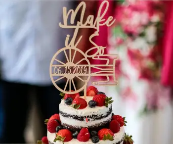 Сделай так, чтобы топпер для торта, свадебный топпер для торта, свадебные украшения и декор