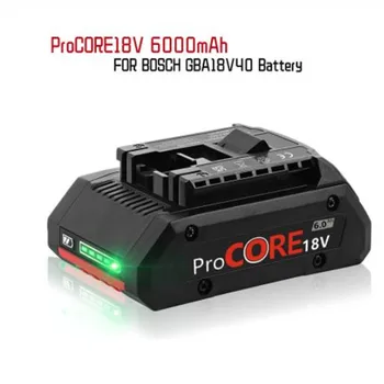 Улучшенный литий-ионный аккумулятор 18V 6000mAh для ProCore 1600a016gb для Аккумуляторного Электроинструмента Bosch 18Volt Max Drill Bit, встроенный в 21700 ячеек