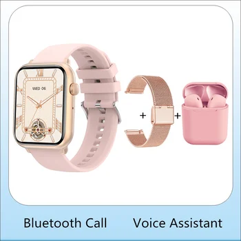 Умные Часы Женские Умные Часы Водонепроницаемые IP68 1,78 дюймов Amoled Полный Сенсорный Экран Голосовой Помощник Bluetooth Вызов Наручные Часы