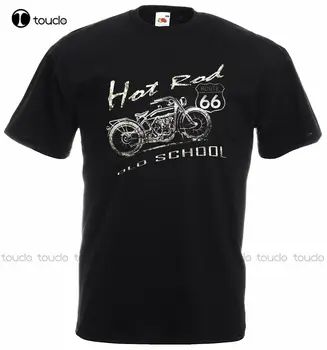 Футболка Custom Motorcycles Old School Hot Rod Rider Новая Модная Горячая распродажа мужских рубашек с логотипом высокого качества