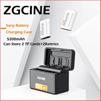 Чехол для быстрой зарядки аккумулятора Zgcine PS-BX1 Sony, 5200 мАч, маленький и портативный для цифровой видеокамеры, экшн-камеры