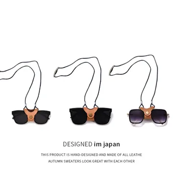 Шнур для очков из искусственной воловьей кожи, шнур для хранения солнцезащитных очков, цепочка для очков, шнур для солнцезащитных очков, переносной шнур в корейском стиле