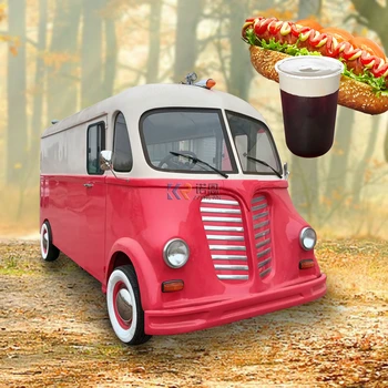 Электрический фургон для перевозки еды с полностью оборудованной кухней, передвижной трейлер для еды, барбекю, пекарня, кофе, пицца, хот-дог, тележка для мороженого, фургон для продажи в США