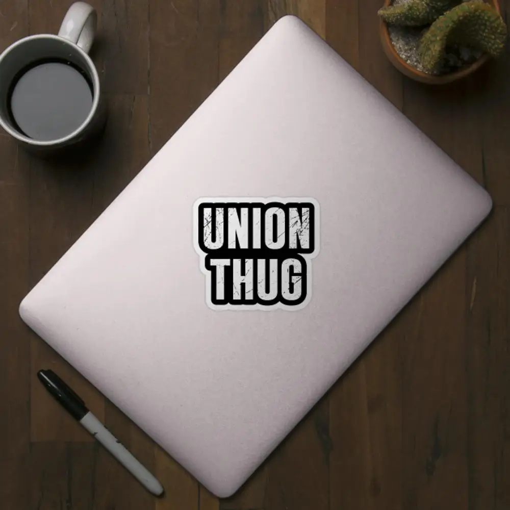Наклейка Union Thug для декора ноутбука, спальни, автомобиля, Милого мультяшного рисунка, модного общественного чемодана . ' - ' . 1