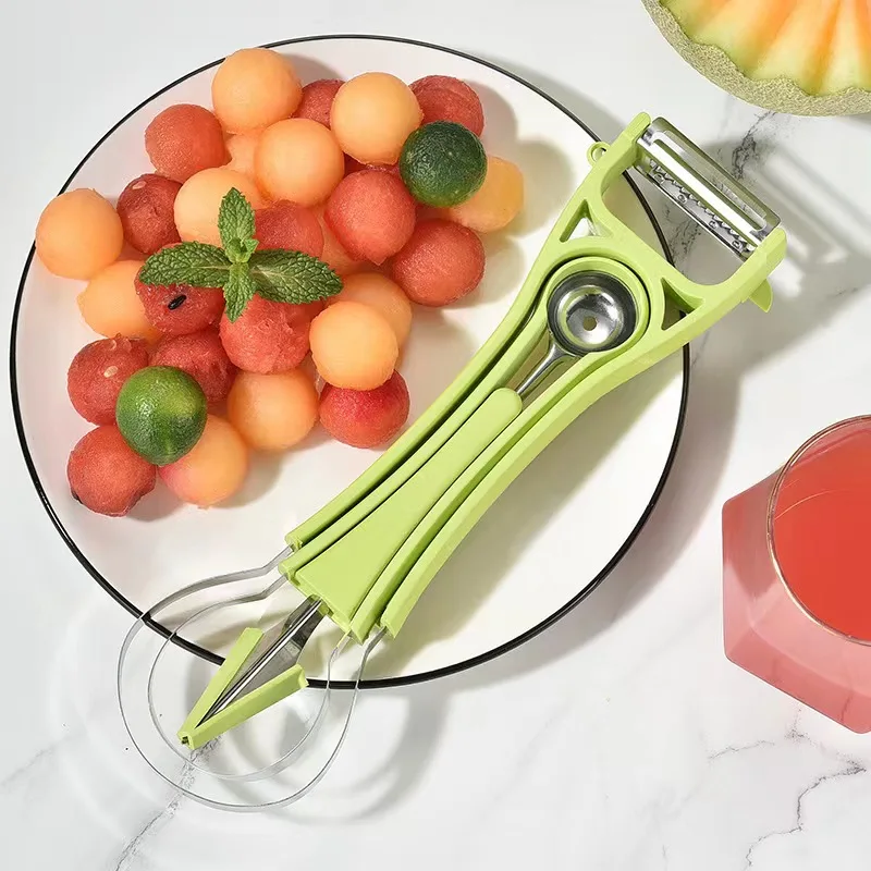 Новый Нож Для Чистки Овощей Многофункциональный Шар Для Выкапывания Фруктов 