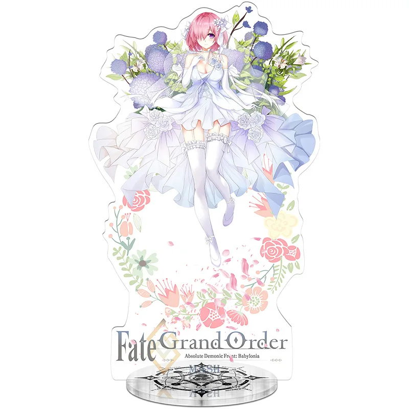 Аниме Fate Grand Order Акриловая подставка Модель куклы Saber FGO ПВХ Фигурка Игрушка высотой 21 см . ' - ' . 2