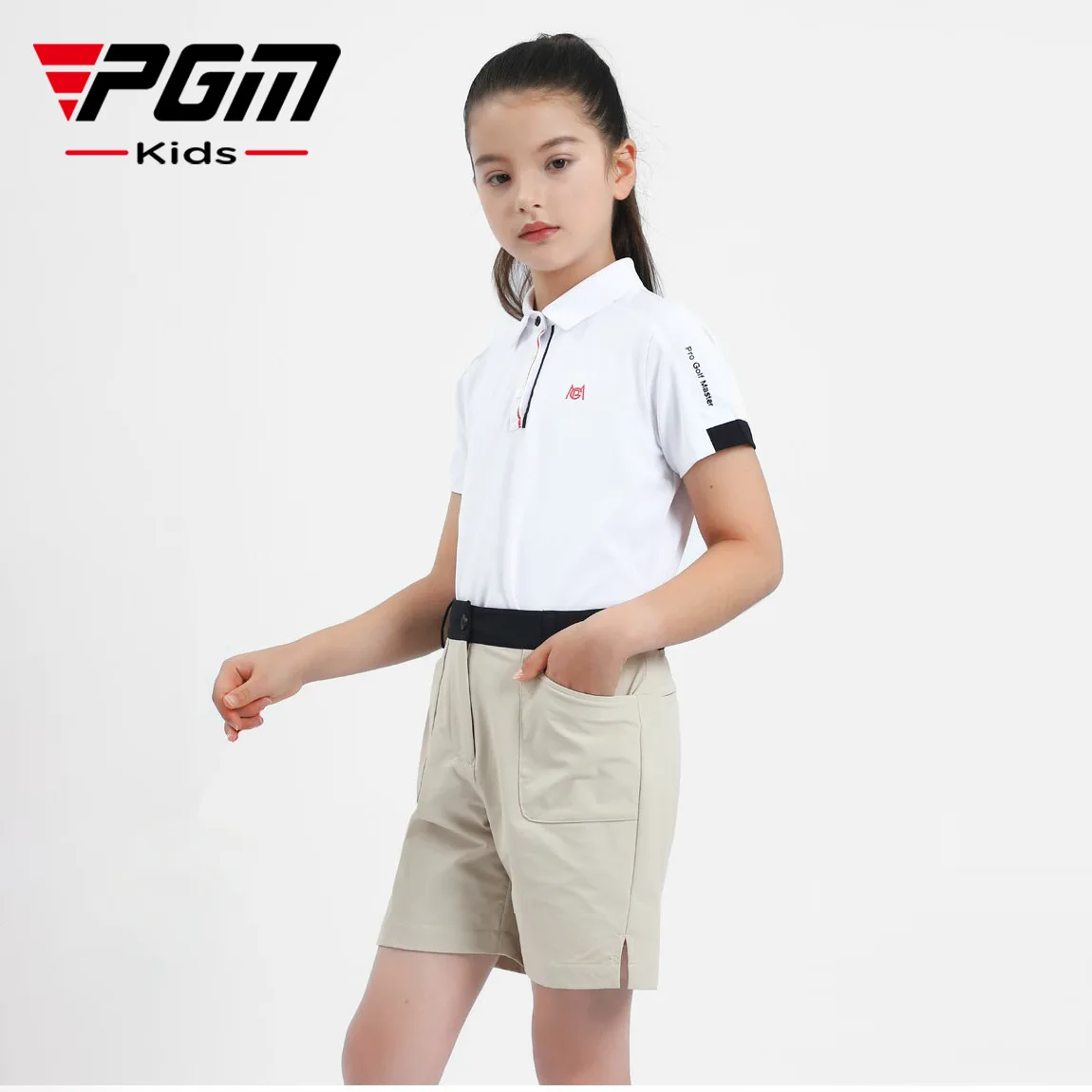 Детские брюки для гольфа PGM, Летняя детская одежда, Эластичные Дышащие Шорты для девочек, Быстросохнущие KUZ156 Оптом . ' - ' . 2